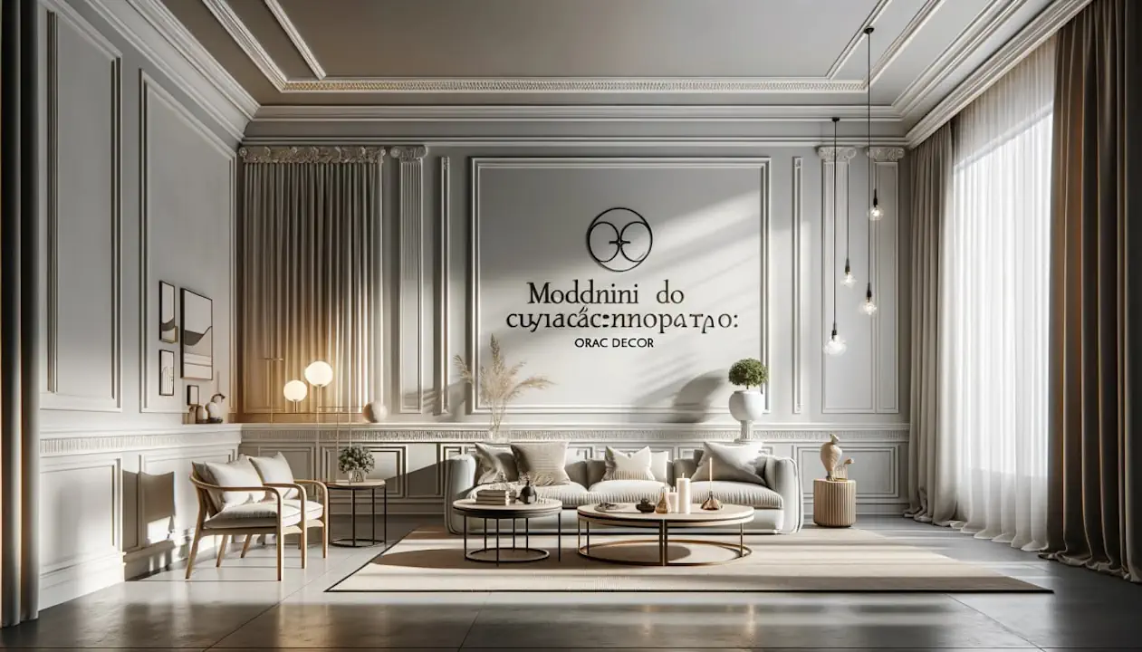 Молдинг для інтер'єру: Стиль та елегантність з Orac Decor