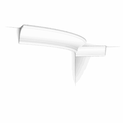 Гибкий карниз Orac Decor CX199F на скруглённой стене