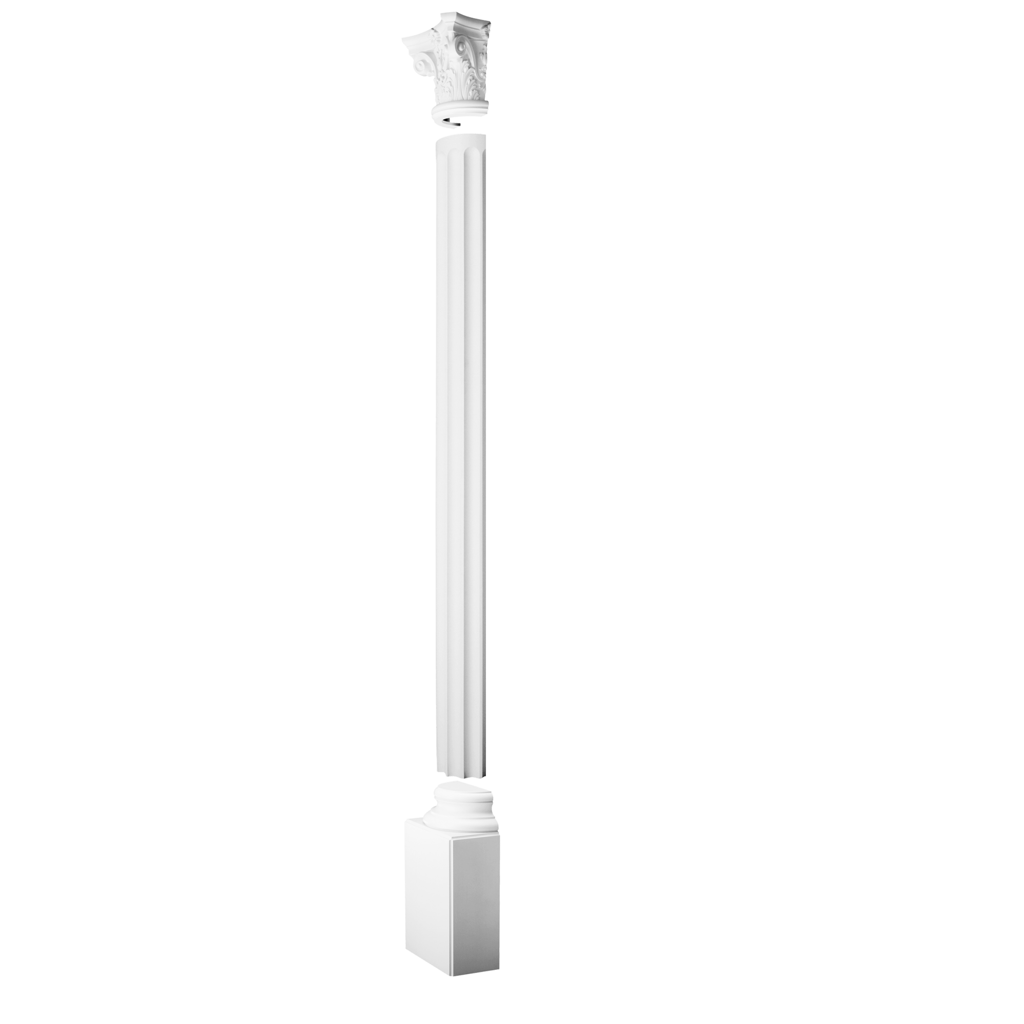 Напівколона Orac Decor: підстава K1131, стовбур K1001, капітель K1121