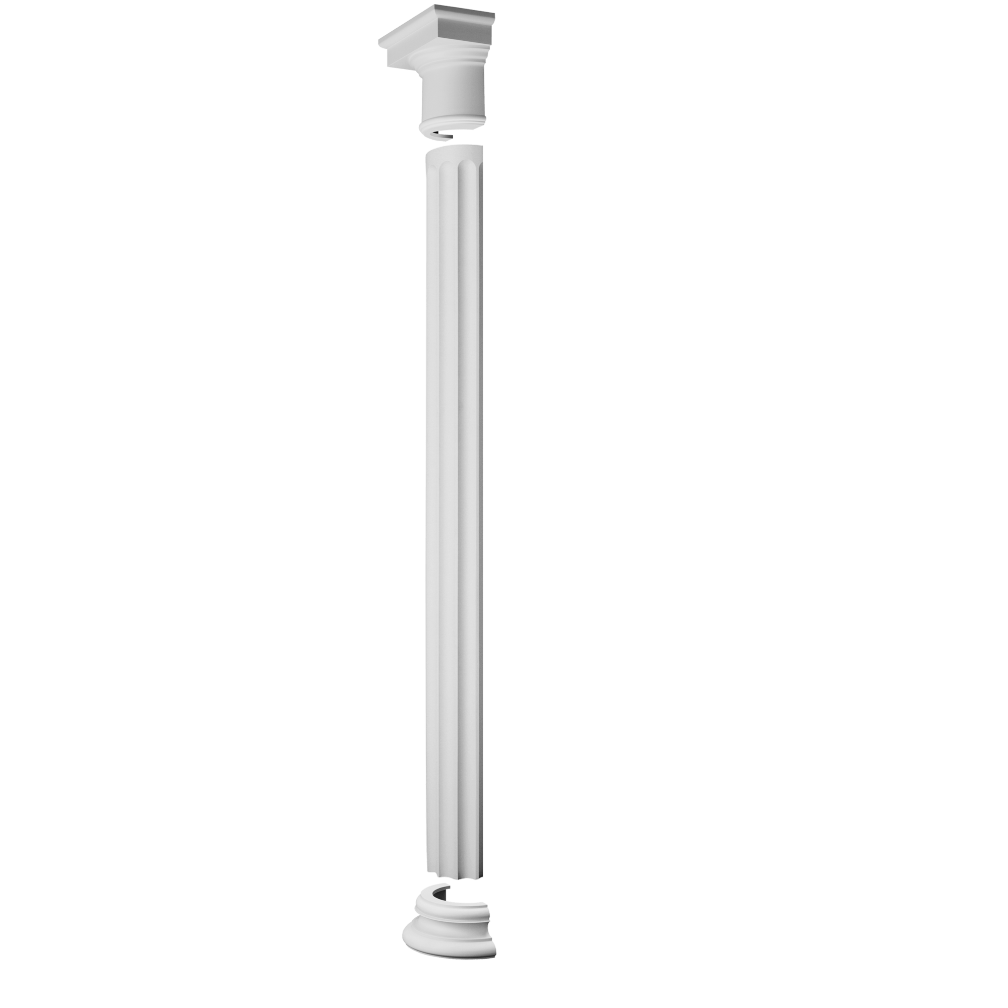 Полуколонна Orac Decor: основание K1151, ствол K1001, капитель K1111