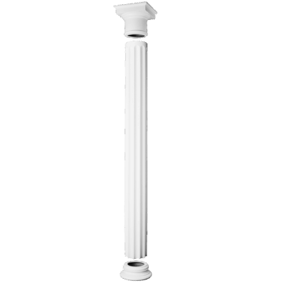 Колонна Orac Decor с основанием K1152, стволом K1002 и капителью K1112